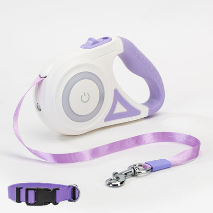 Retractable Dog Leash & Collar with Spotlight 