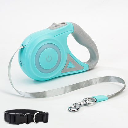 Retractable Dog Leash & Collar with Spotlight 