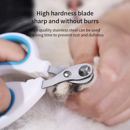 Professional Cat & Dog Nail Clippers – Stainless Steel Trimmer for Small Pets