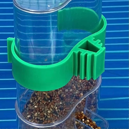 Automatic Bird Feeder & Water Dispenser – High-Quality Plastic Parrot Food Box