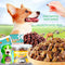 Beef Dog Treats – Nutritious Training Rewards & Teething Sticks, Calcium-Rich & Delicious