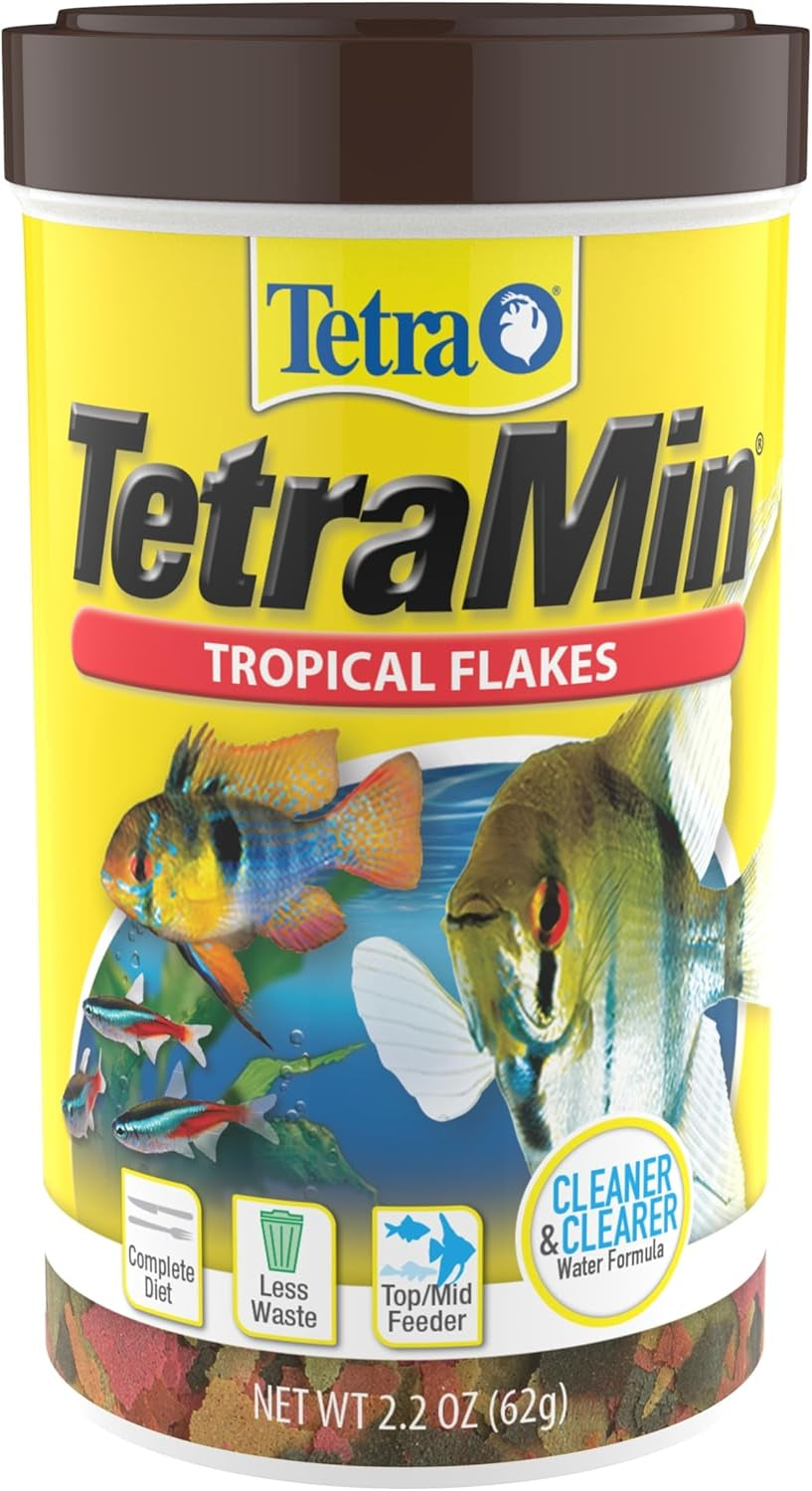 Tetramin Tropical Flake Food – Nutritionally Balanced Fish Food, 2.2 Oz