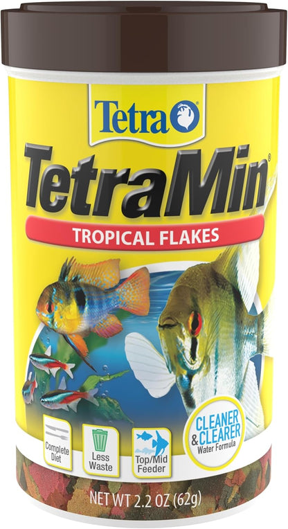 Tetramin Tropical Flake Food – Nutritionally Balanced Fish Food, 2.2 Oz