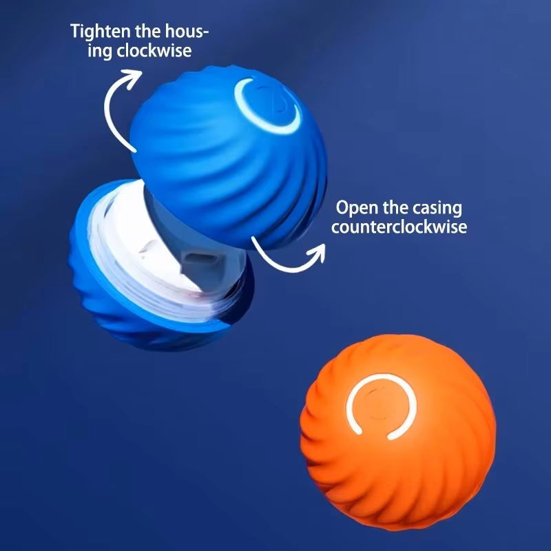 Interactive Smart Dog Toy Ball - Automatic Moving & Bouncing USB Pet Fun for Puppies & Cats - Perfect Birthday Gift!