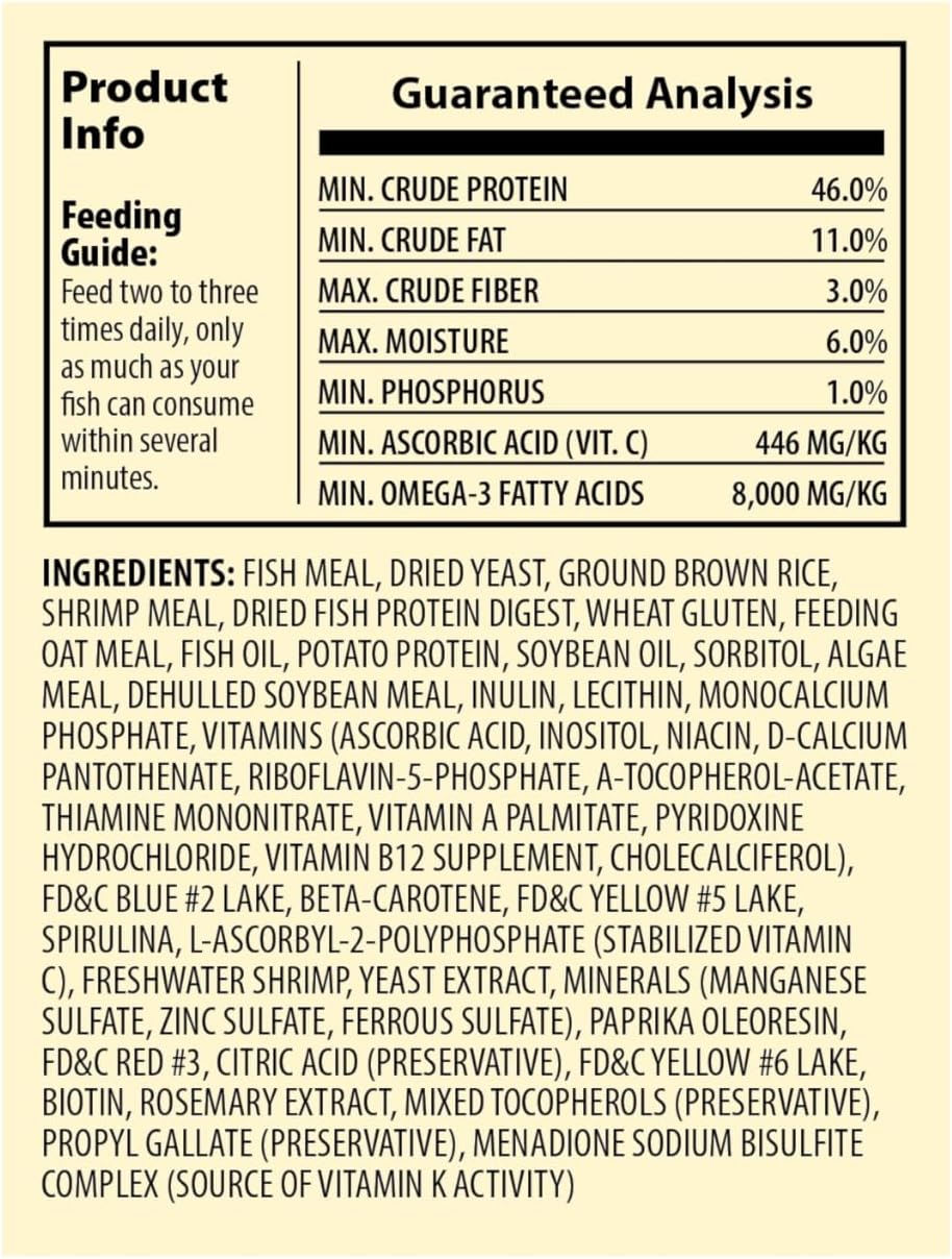 Tetramin Tropical Flake Food – Nutritionally Balanced Fish Food, 2.2 Oz