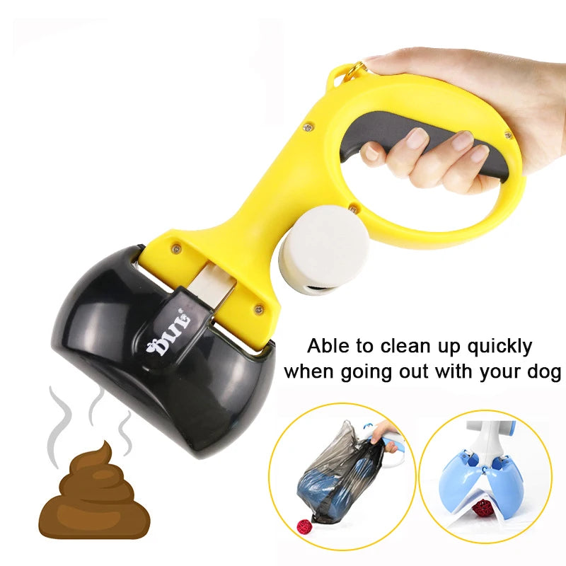 Outdoor Pet Pooper Scooper – Dog Waste Cleaner with Bag Roll, Easy Cleanup for Puppies & Dogs