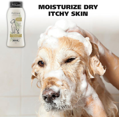 Dry Skin & Itch Relief Dog Shampoo – Oatmeal Formula with Coconut Lime Verbena, Pet-Friendly, 24 Oz