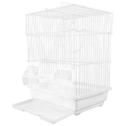 Portable Wrought Iron Birdcage – Travel Carrier for Parrots & Small Birds