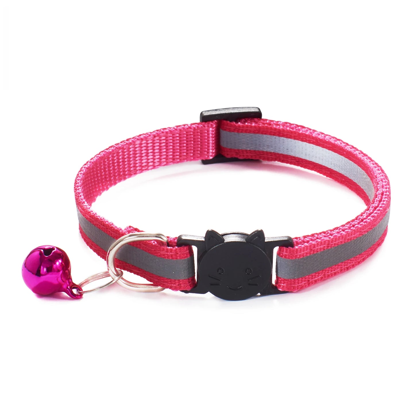 Reflective Breakaway Cat Collar – Adjustable, Soft, and Safe with Bell, Elastic Design, and New Colors