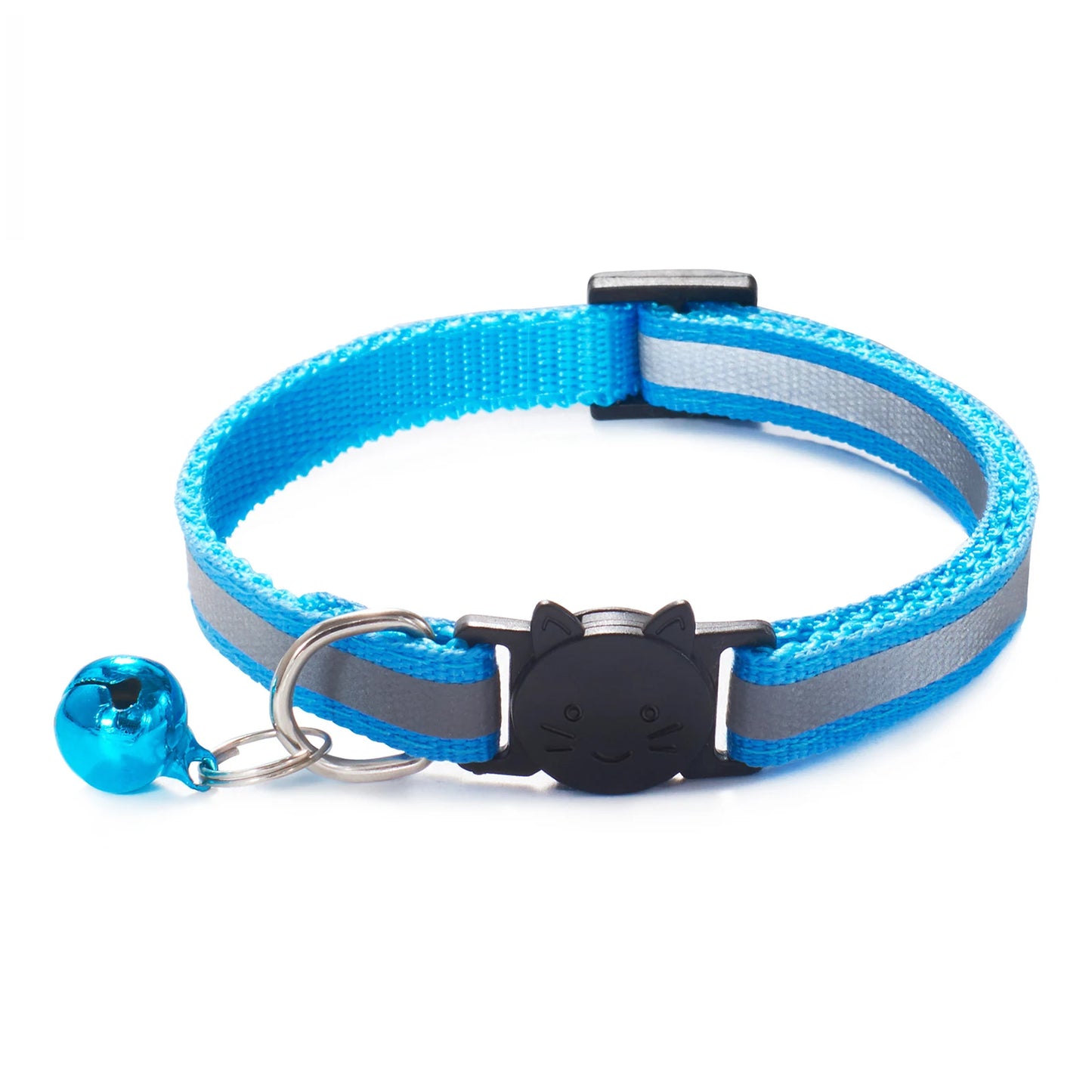 Reflective Breakaway Cat Collar – Adjustable, Soft, and Safe with Bell, Elastic Design, and New Colors