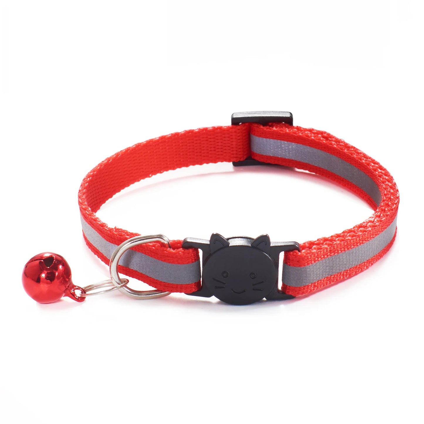 Reflective Breakaway Cat Collar – Adjustable, Soft, and Safe with Bell, Elastic Design, and New Colors