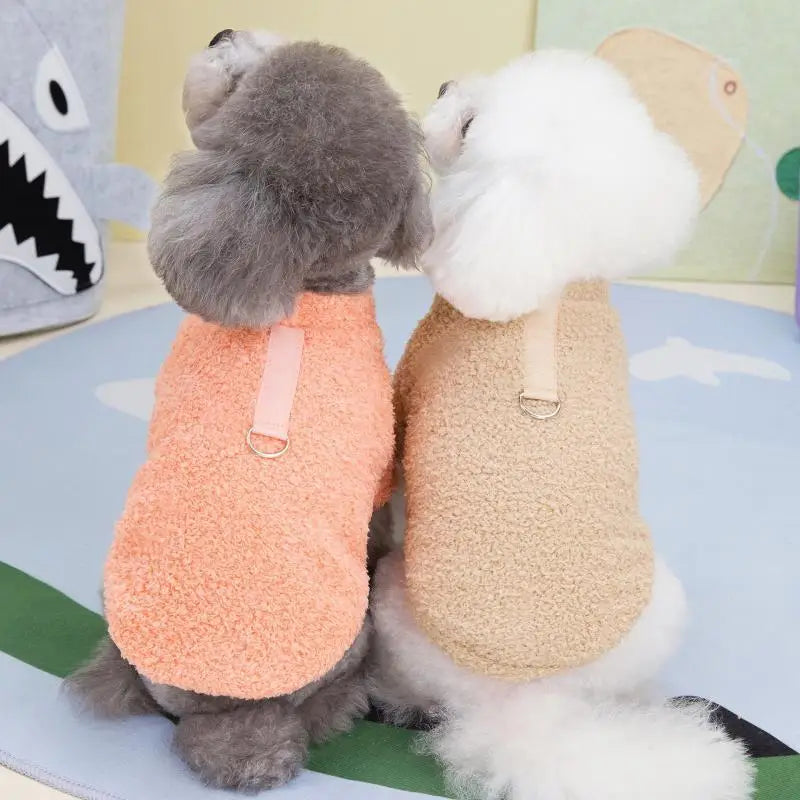 Winter Dog Sweater – Warm Plush Coat for Small & Medium Dogs, Cats, and Puppies – Soft Jacket for Chihuahua, Teddy & More