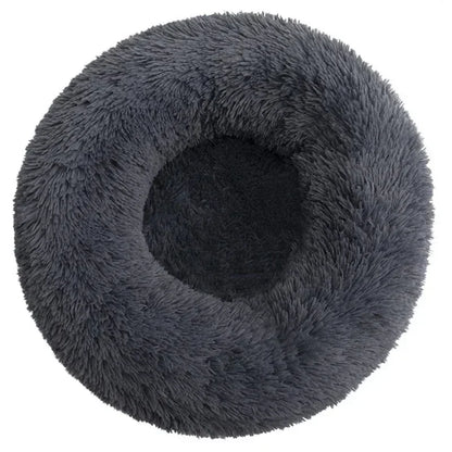 Soft Plush Round Cat & Dog Bed – Cozy Pet Basket, Cushion, and Sleeping Sofa for Cats & Small Dogs