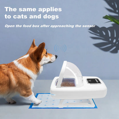 Smart Anti-Food Snatching Feeder – 1.5L Automatic Pet Bowl with Chip Recognition & Freshness Preservation