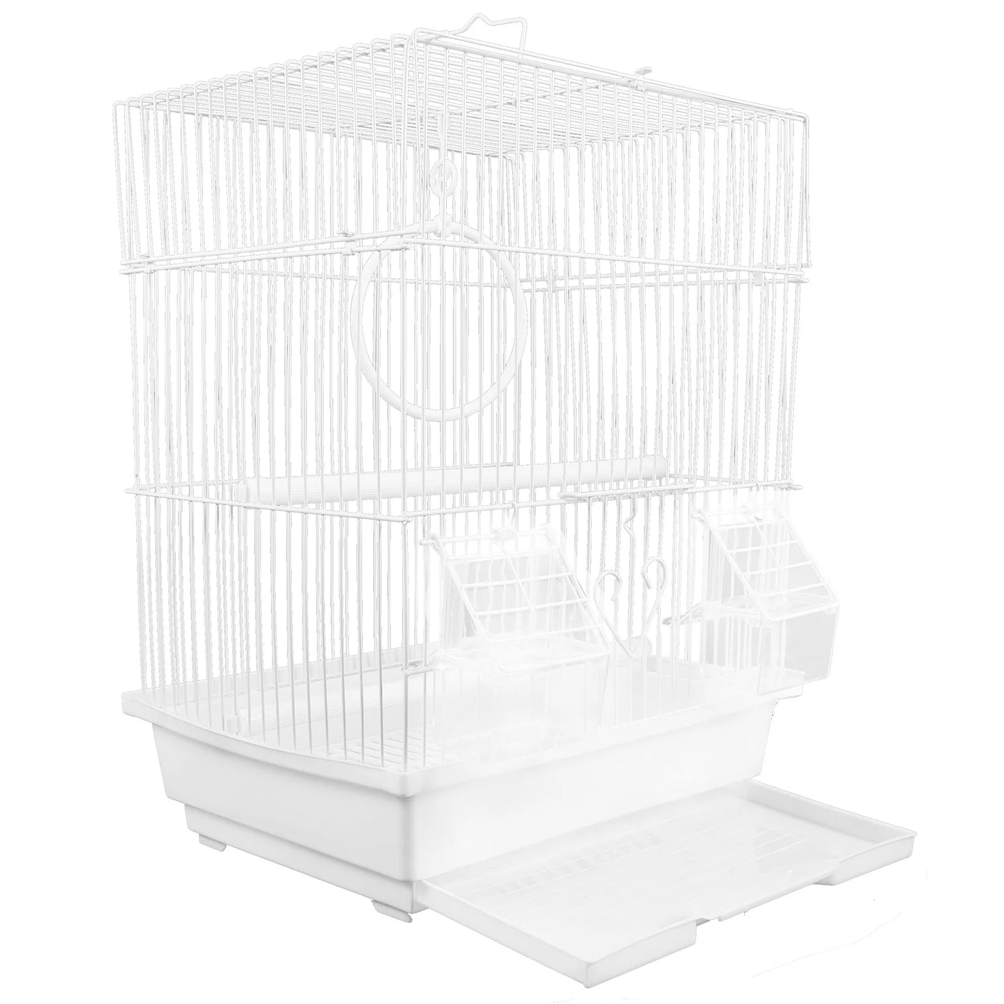 Portable Wrought Iron Birdcage – Travel Carrier for Parrots & Small Birds