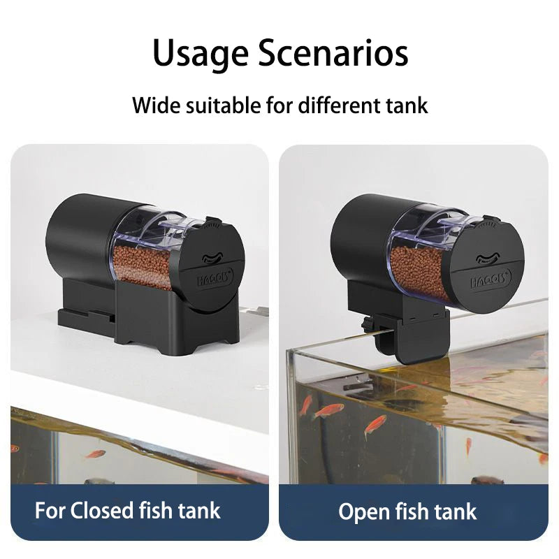 Automatic Fish Feeder – Intelligent Timer, 100ml Large Capacity for Goldfish & Aquariums