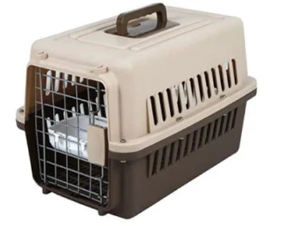 Durable Plastic Dog Flight Cage – Secure & Airline-Approved Pet Transport Carrier