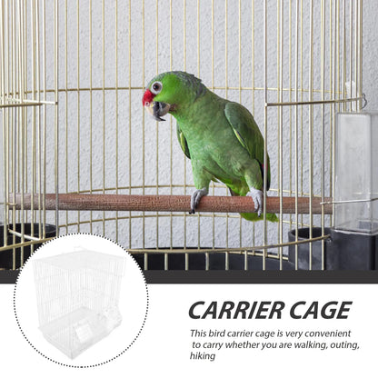 Portable Wrought Iron Birdcage – Travel Carrier for Parrots & Small Birds