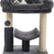 Cat Tree Tower – Cozy Perch, Scratching Post, Self-Groomer & Interactive Ball for Kittens and Indoor Cats