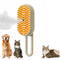 3-in-1 Electric Pet Brush – Steam, Spray, and Massage Comb for Cats & Dogs