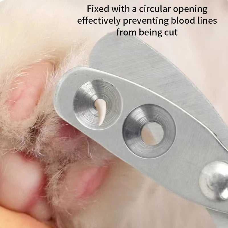 Professional Cat & Dog Nail Clippers – Stainless Steel Trimmer for Small Pets